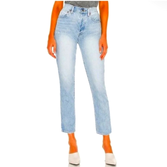 NWT PISTOLA KEATON HIGH RISE SLIM STRAIGHT JEAN KEATON in PERSUE 26 - Picture 4 of 8